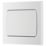 British General 900 Series 10AX 1-Gang 2-Way Light Switch  White