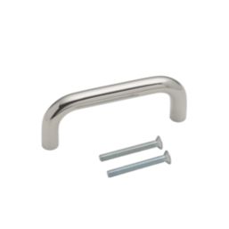 Eurospec Fire Rated D Pull Handle Polished Stainless Steel 19mm x 169mm