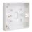 British General 900 Series 1-Gang Surface Pattress  Back Box 16mm