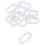 JSP  Plastic Barrier Chain Connectors White 50mm 10 Pack