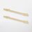 Essentials Dukkah T Bar Handles Brushed Brass 257mm 2 Pieces