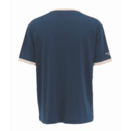 DEWALT Bakesfield Short Sleeve T-Shirts Olive / Navy X Large 45" Chest 2 Pack