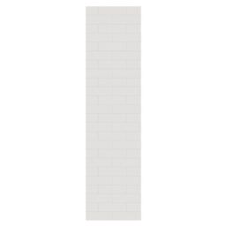 Fibo Urban Wet Wall Panelling Silk  White Brick 2400mm x 600mm x 10.2mm