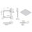 Essentials Rome Rectangular Shower Tray Gloss 1000mm x 900mm x 45mm