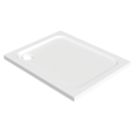 Essentials Rome Rectangular Shower Tray Gloss 1000mm x 900mm x 45mm