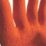 Site  Latex Builders Gloves Orange / Yellow X Large