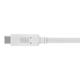 Masterplug USB-C to USB-C Charging Cable 1m