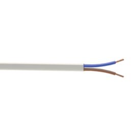 Time 2192Y White 2-Core 0.75mm² Flexible Cable 25m Drum