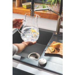 Abode Swich Round Tap Filter Converter Brushed Nickel