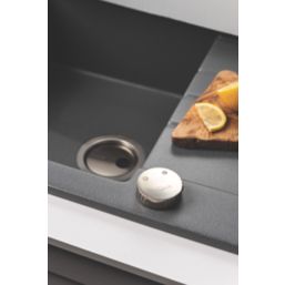 Abode Swich Round Tap Filter Converter Brushed Nickel