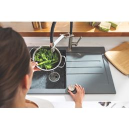 Abode Swich Round Tap Filter Converter Brushed Nickel