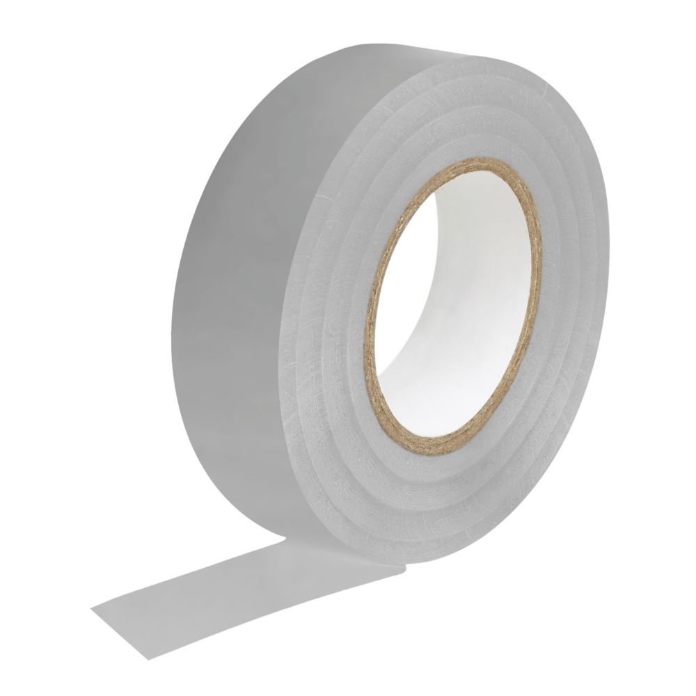 Diall 510 Insulating Tape White 33m x 19mm - Screwfix