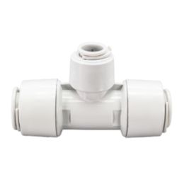 FloPlast FloFit+ Plastic Push-Fit Reducing Tee 22mm x 22mm x 15mm