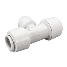 FloPlast FloFit+ Plastic Push-Fit Reducing Tee 22mm x 22mm x 15mm