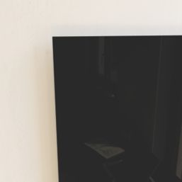 Ximax Glass 600W Electric Wall-Mounted Designer Infrared Radiator 600mm x 900mm Black 2048BTU