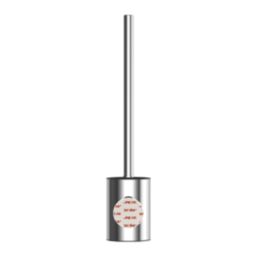 Swirl Caldew Toilet Brush & Holder Chrome