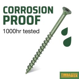 Timbadeck  PZ Double-Countersunk  Decking Screws 4.5mm x 75mm 500 Pack
