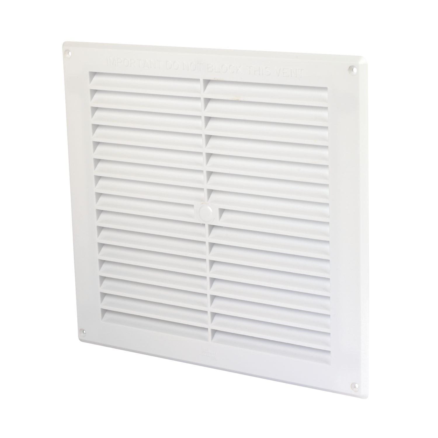 Map Vent Fixed Louvre Vent White 229mm x 229mm (56729)