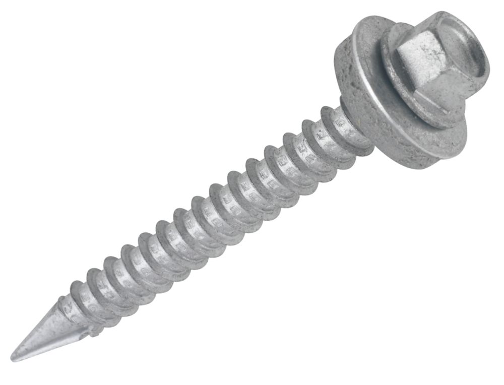 Easydrive Flange SelfDrilling Roofing Screws 6.3mm x 80mm 100 Pack