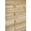 Forest Kyoto  Slatted Top Fence Panels Natural Timber 6' x 4' Pack of 7
