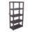 Refurb Essentials  5-Tier Plastic Garage Shelving Unit 850mm x 400mm x 1900mm