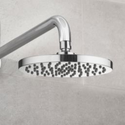 Aqualisa Visage Q HP/Combi Rear-Fed Chrome Thermostatic Dual Outlet Concealed Smart Shower with Fixed Head