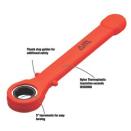 ITL 07013 Ratchet VDE Ring Spanner 13mm