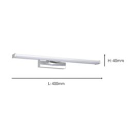 Eglo Galenzana-E 400mm LED Bathroom Mirror Light Chrome 7.4W 900lm