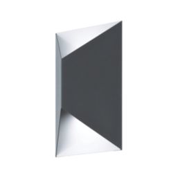 Eglo Predazzo Outdoor LED Wall Light Silver/White 2.5W 230lm