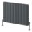 Reina Loco Double 600mm x 850mm 3161BTU Anthracite Horizontal Designer Radiator