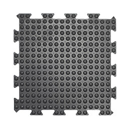 COBA Europe Bubblemat Connect Anti-Fatigue Floor Middle Mat Black 0.5m x 0.5m x 14mm