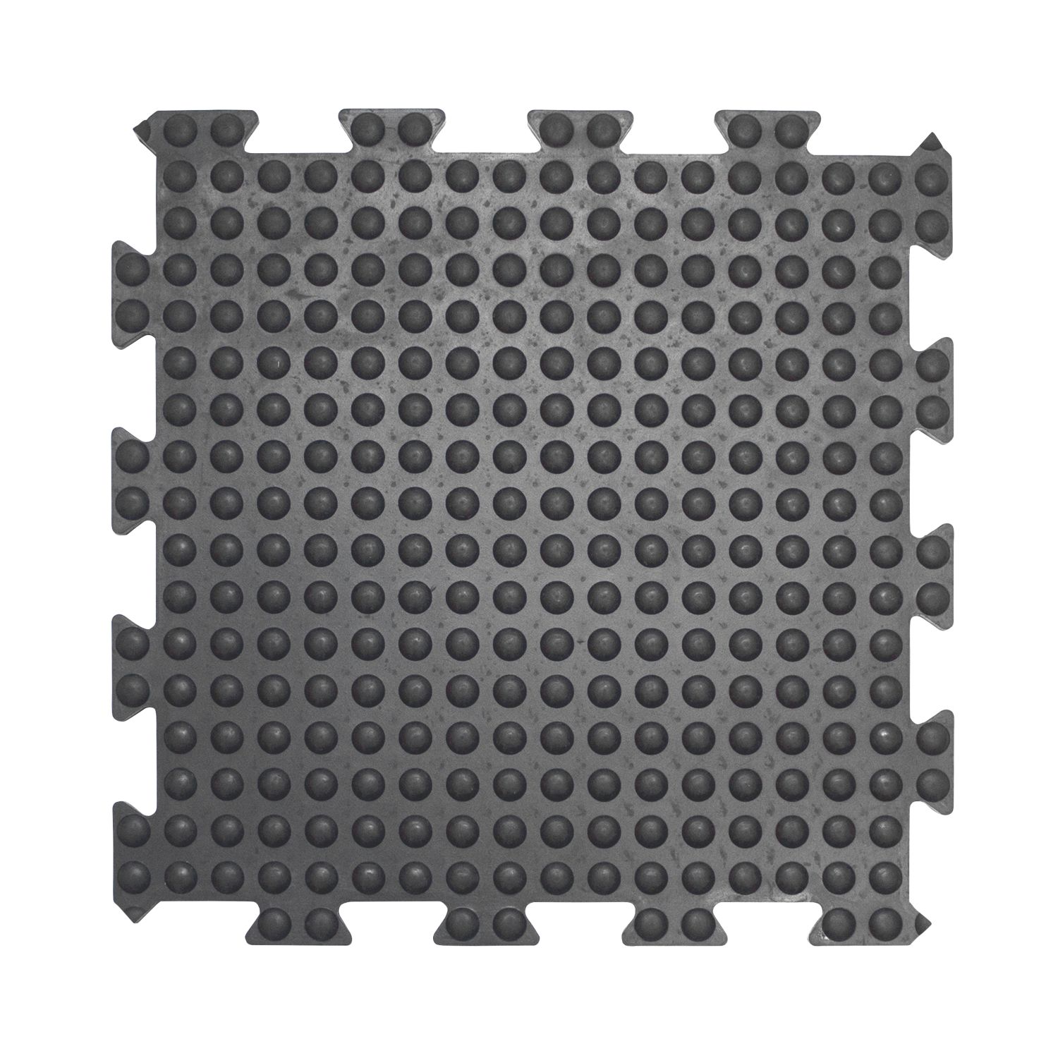 COBA Bubblemat Connect Anti-Fatigue Floor Middle Mat Black 0.5m x 0.5m x 14mm (567FV)