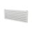 Ximax Fortuna Duplex 410mm x 1000mm 2519BTU White Horizontal Designer Radiator