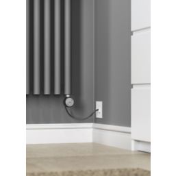 Terma Rolo-Room-E 800W Electric Radiator 1800mm x 370mm Grey 2728BTU