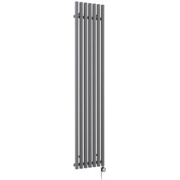 Terma Rolo-Room-E 800W Electric Radiator 1800mm x 370mm Grey 2728BTU