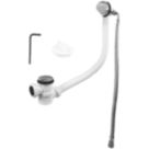 McAlpine  Bath Filler and Overflow White/Chrome 70mm