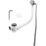 McAlpine  Bath Filler and Overflow White/Chrome 70mm