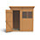 Forest Delamere 6' x 4' (Nominal) Pent Shiplap T&G Timber Shed
