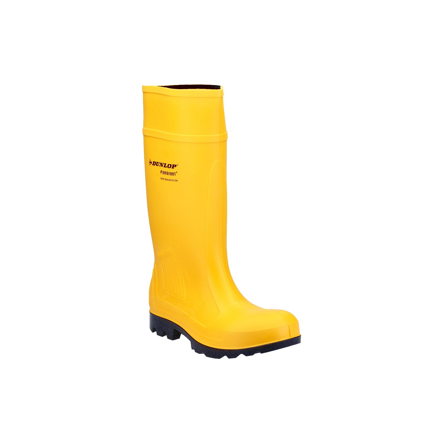 Dunlop Purofort Professional Size 11 Yellow Steel Toe Cap Safety Wellies (567JX)