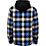Hard Yakka Quilted Flannel Shacket Blue Medium 38" Chest
