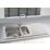 Carysil SD150 1.5 Bowl Stainless Steel Inset Kitchen Sink  1001mm x 417mm