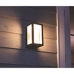 Philips Hue Impress Outdoor LED Wall Light Black 8W 710-1180lm 2 Pack