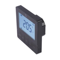JG Underfloor JGSTATRF4BBL Wireless RF Programmable Thermostat Black 240V