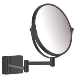 Hansgrohe AddStoris Shaving Mirror Matt Black 208mm x 344mm x 283mm