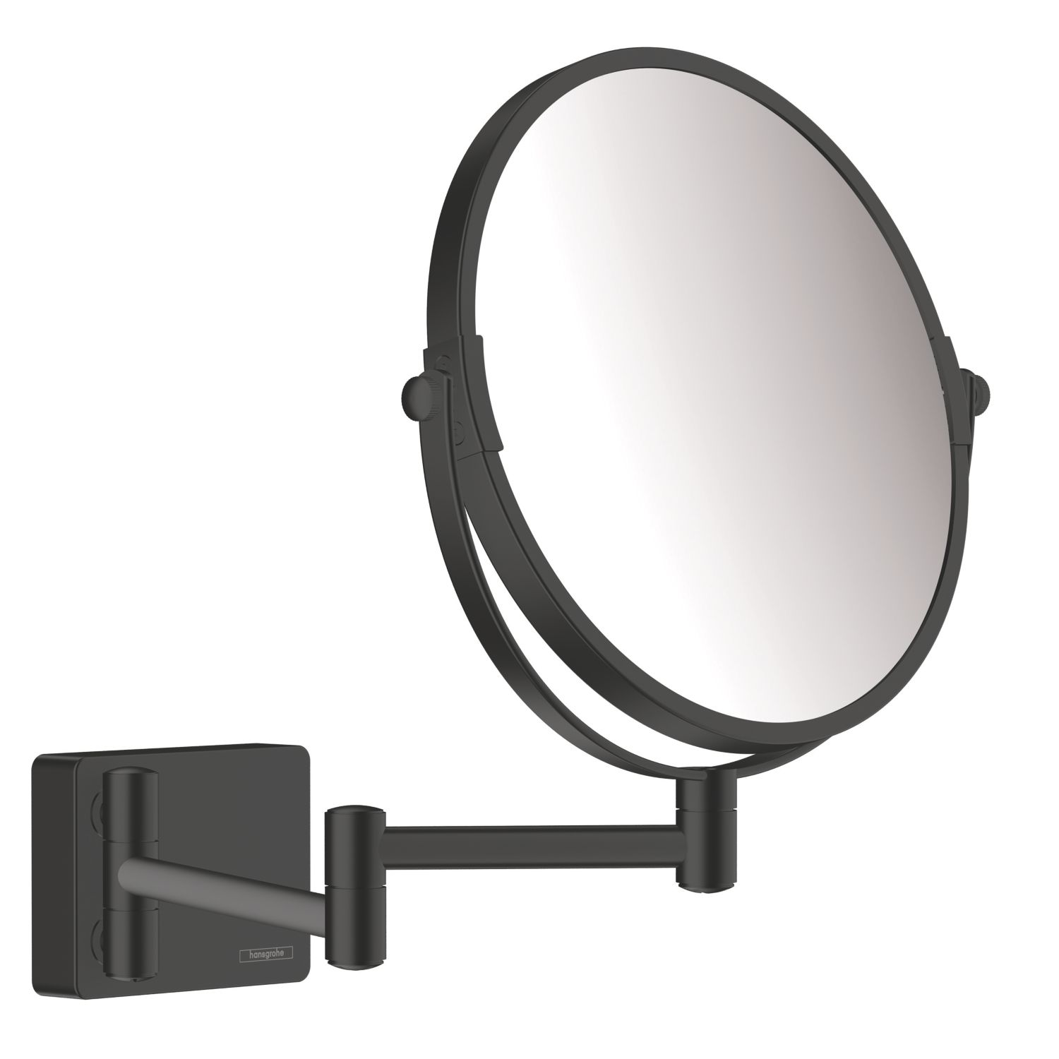 Hansgrohe AddStoris Shaving Mirror Matt Black 208mm x 344mm x 283mm (567VG)
