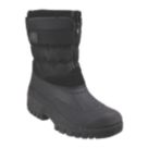 Cotswold Chase Touch Fastening and Zip up Size 10  Black Non Safety Wellies