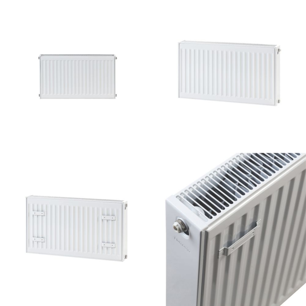 Flomasta 400mm x 800mm 3324BTU White Type 22 Convector Radiator