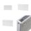 Flomasta 400mm x 800mm 3324BTU White Type 22 Convector Radiator