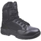 Magnum Strike Force 8.0 Side-Zip WP Uniform Size 4  Black Waterproof  Occupational Work Boots