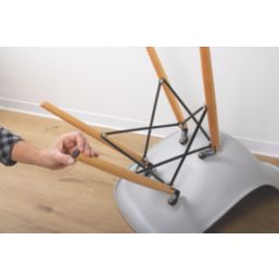 Fix-O-Moll Brown Round Self-Adhesive Felt Gliders 22mm x 22mm 48 Pack